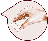 Vaciado del contenido de la copa menstrual